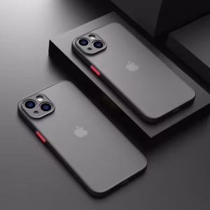 New Armor Bumper Shockproof Phone Case For iPhone 13 - Black
